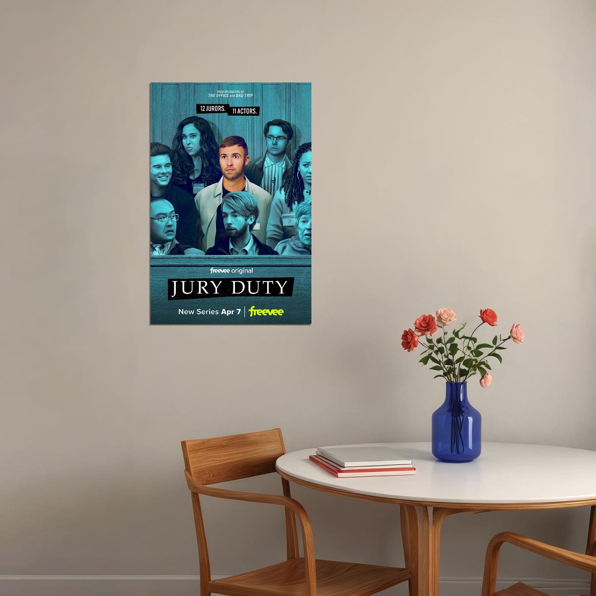 Jury Duty Movie Comedy Action Poster Wall Art Print Home Wall Decor - xonomax