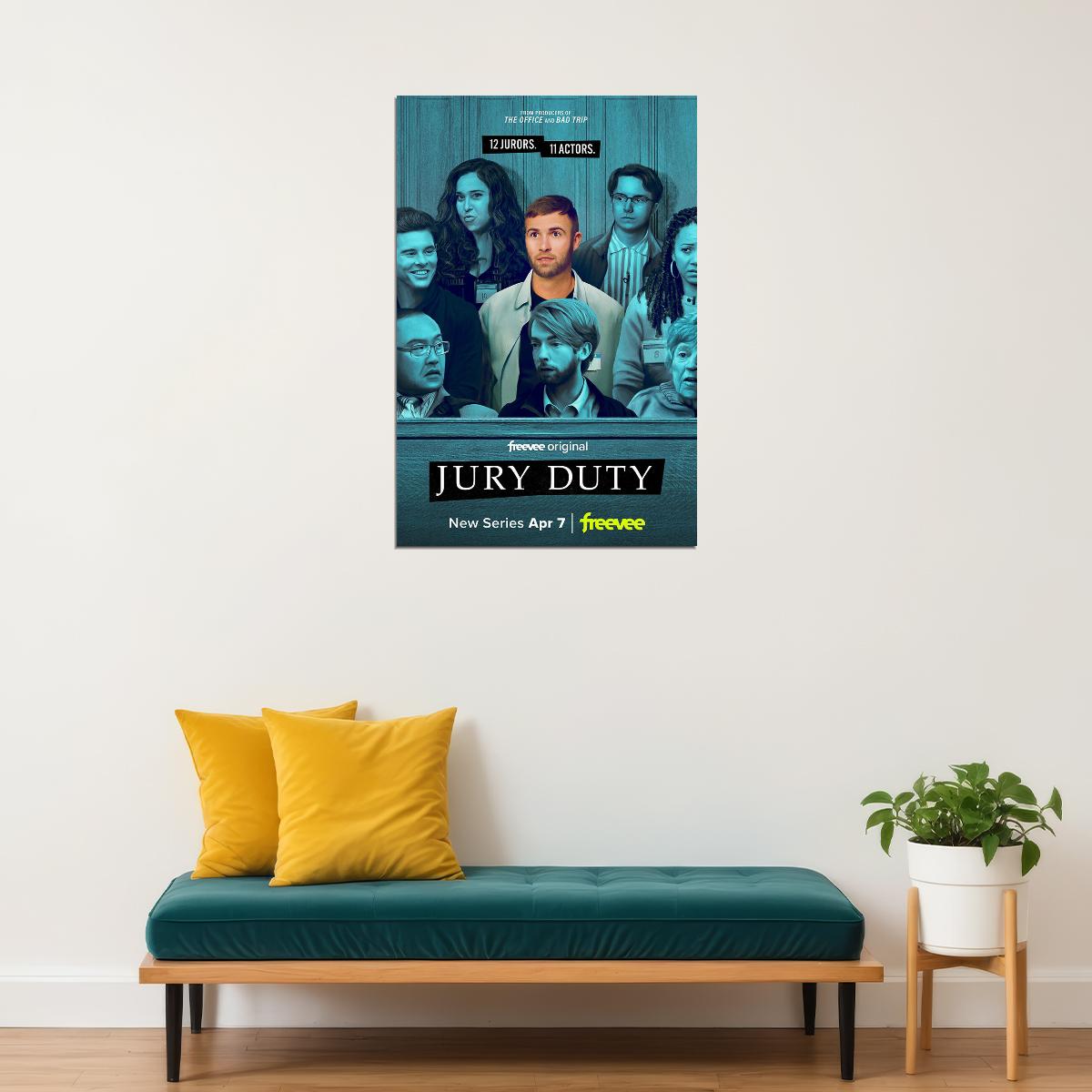 Jury Duty Movie Comedy Action Poster Wall Art Print Home Wall Decor - xonomax