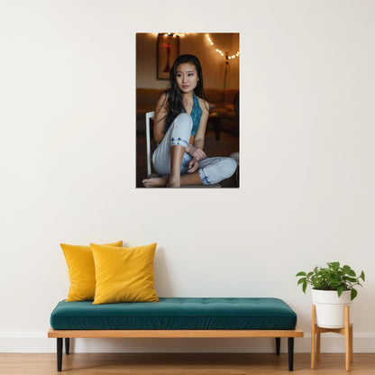Jeannie Mai American Television Presenter Stylist Poster Wall Art Print Home Wall Decor