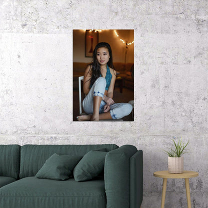 Jeannie Mai American Television Presenter Stylist Poster Wall Art Print Home Wall Decor