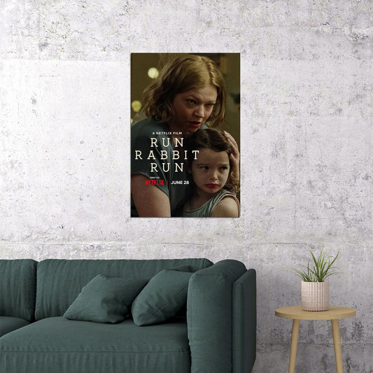 Run Rabbit Run Movie Horror Thriller Action Poster Wall Art Print Home Wall Decor - xonomax