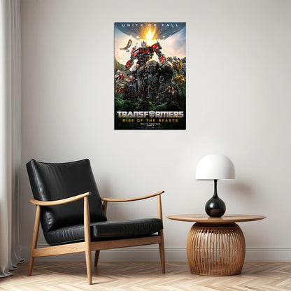 Transformers Rise Of The Beasts Movie Action Adventure Poster Wall Art Print Home Wall Decor