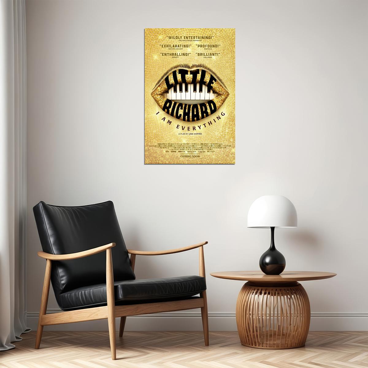 Little Richard I Am Everything Movie Documentary Music Poster Wall Art Print Home Wall Decor - xonomax