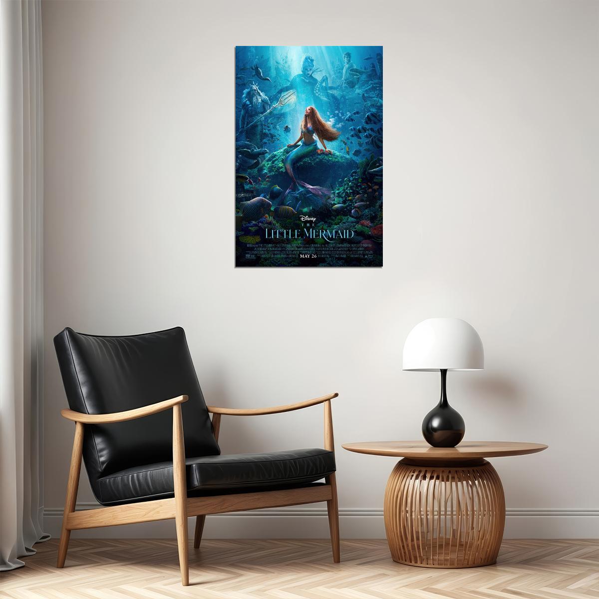 The Little Mermaid Movie Adventure Family Fantasy Poster Wall Art Print Home Wall Decor - xonomax
