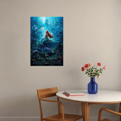 The Little Mermaid Movie Adventure Family Fantasy Poster Wall Art Print Home Wall Decor - xonomax