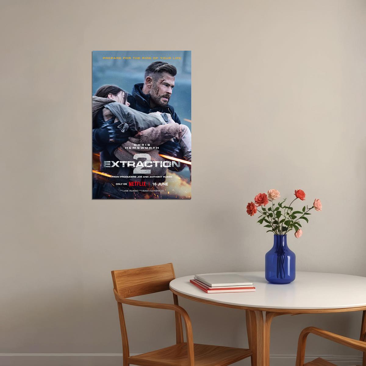 Extraction Movie Drama Mystery Thriller Poster Wall Art Print Home Wall Decor - xonomax