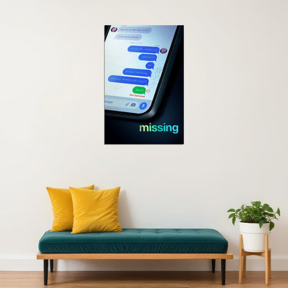 Missing 2023 Movie Drama Mystery Thriller Poster Wall Art Print Home Wall Decor - xonomax