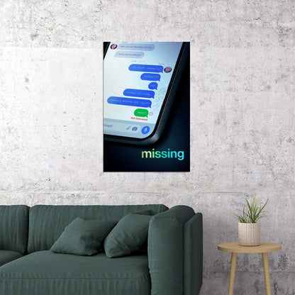 Missing 2023 Movie Drama Mystery Thriller Poster Wall Art Print Home Wall Decor - xonomax