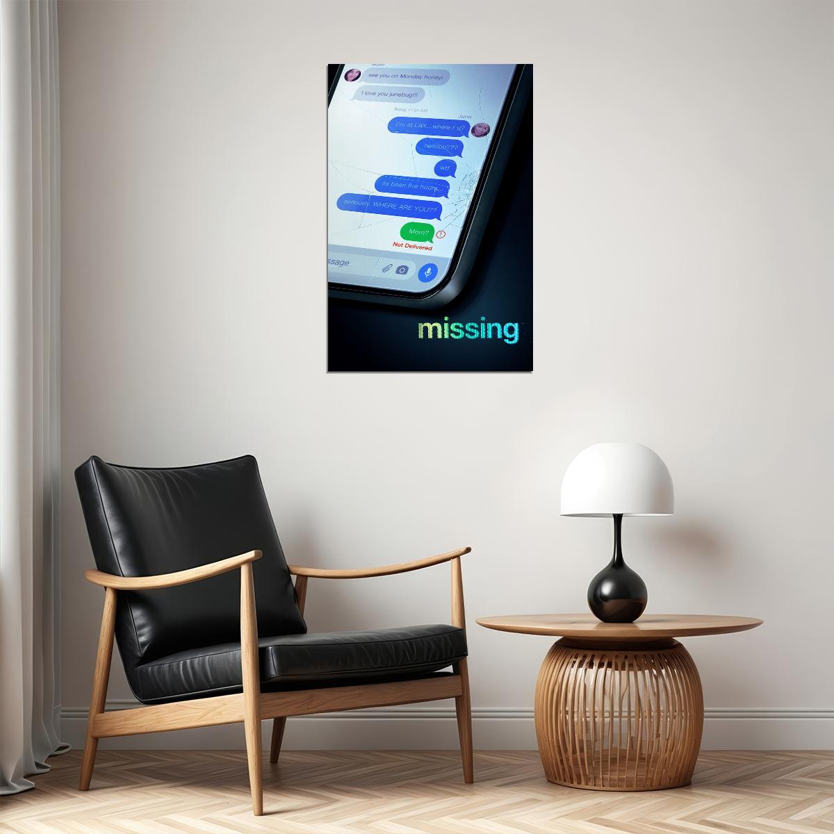 Missing 2023 Movie Drama Mystery Thriller Poster Wall Art Print Home Wall Decor - xonomax