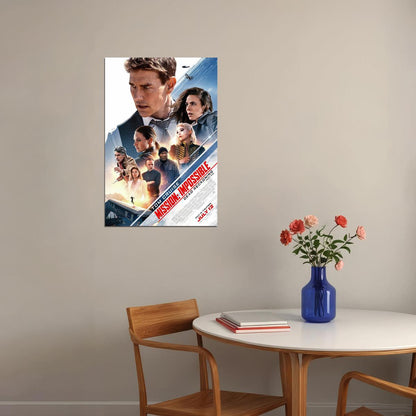 Mission Impossible 7 Movie Action Adventure Thriller Poster Wall Art Print Home Wall Decor - xonomax
