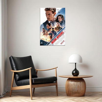 Mission Impossible 7 Movie Action Adventure Thriller Poster Wall Art Print Home Wall Decor - xonomax