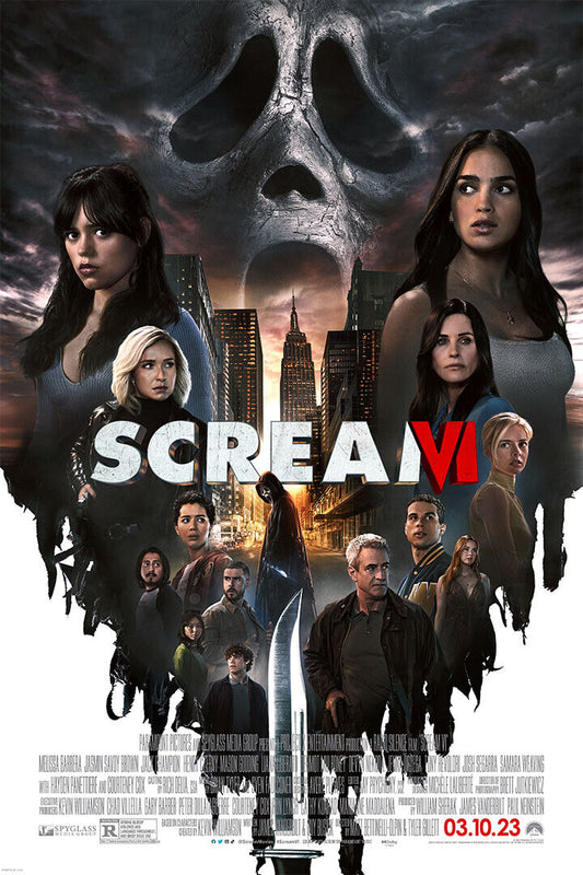 Scream 6 Movie Horror Mystery Poster Wall Art Print Home Wall Decor
