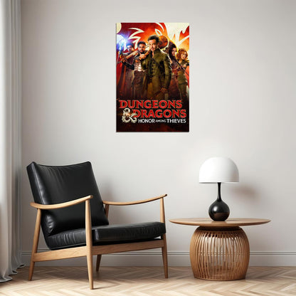 Dungeons & Dragons: Honour Among Thieves Movie Comedy Poster Wall Art Print Home Wall Decor - xonomax