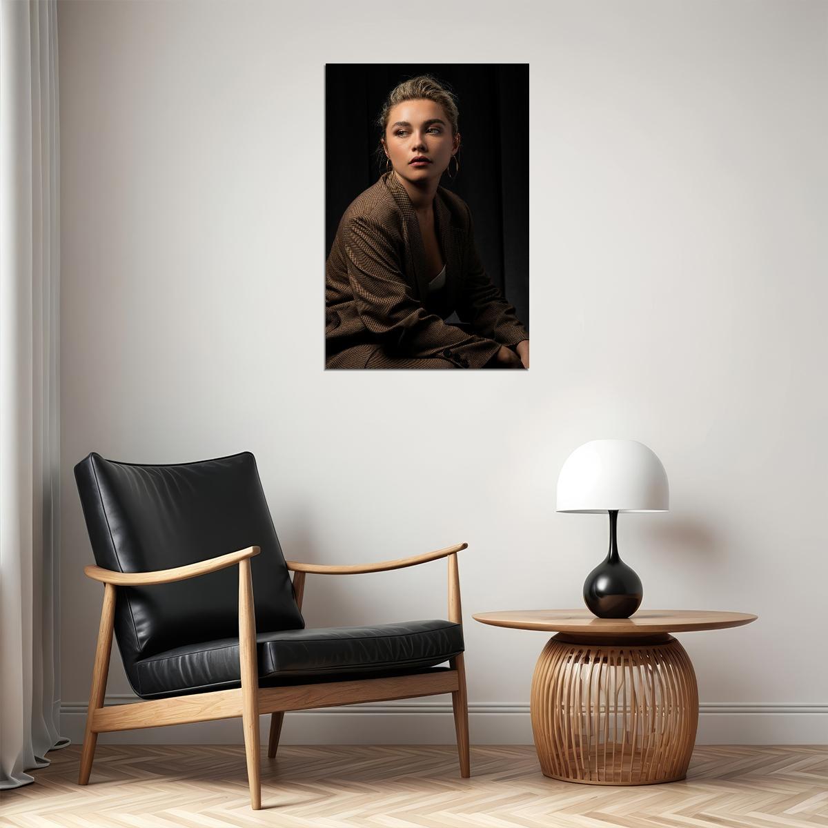 Florence Pugh British Actress Artist Poster Wall Art Print Home Wall Decor - xonomax