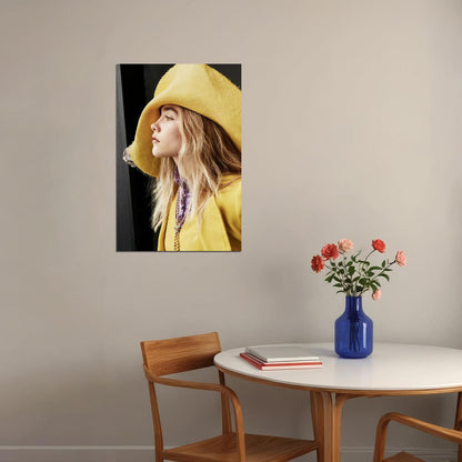 Florence Pugh British Actress Artist Poster Wall Art Print Home Wall Decor - xonomax