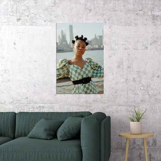 Dominique Fishback American Artist And Actress Poster Wall Art Print Home Wall Decor - xonomax