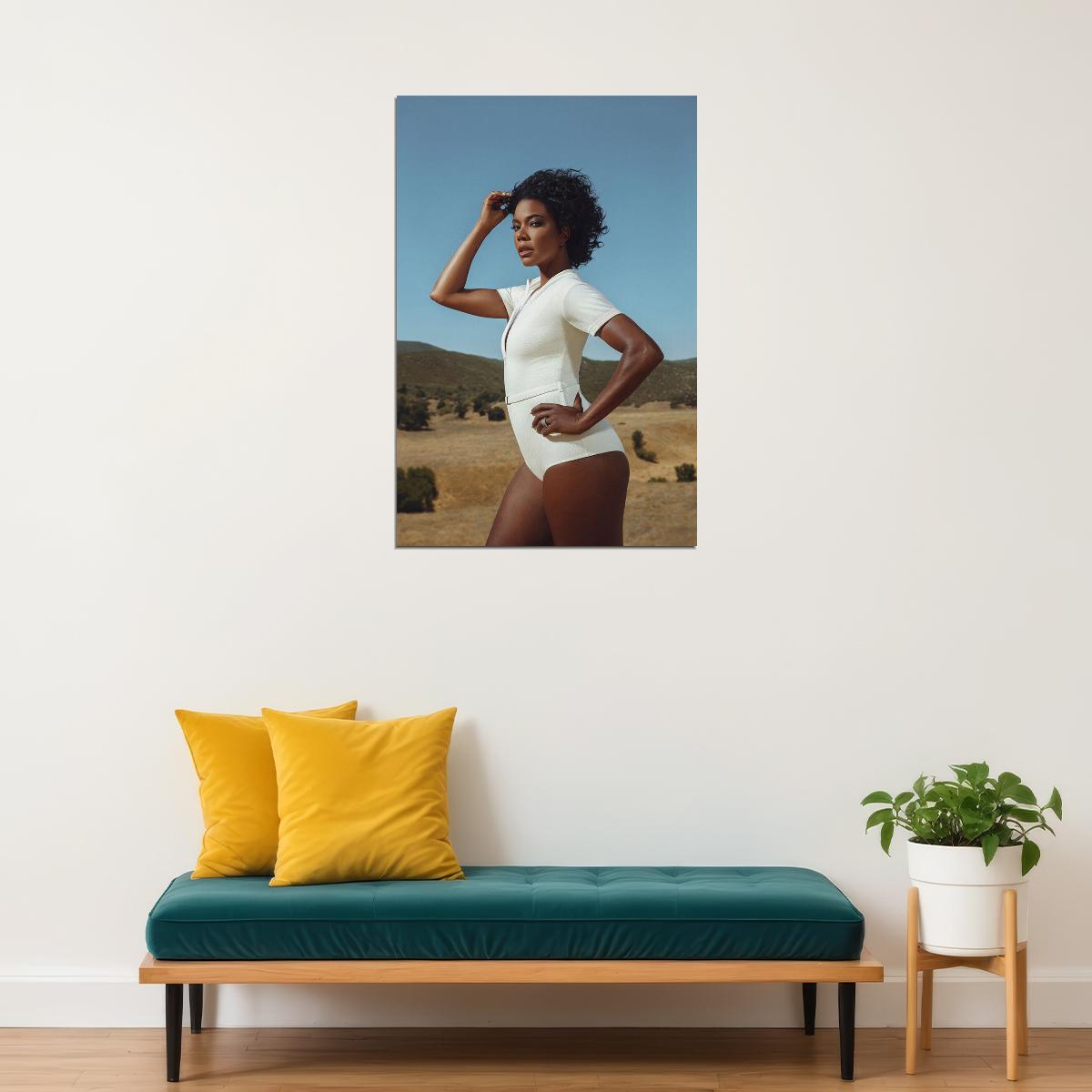 Gabrielle Union American Actress Singer Activist Poster Wall Art Print Home Wall Decor - xonomax