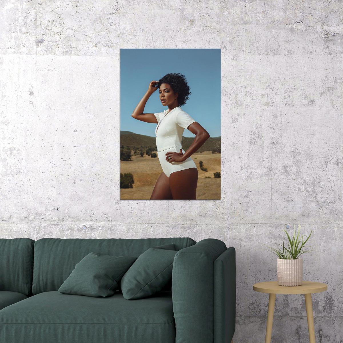 Gabrielle Union American Actress Singer Activist Poster Wall Art Print Home Wall Decor - xonomax
