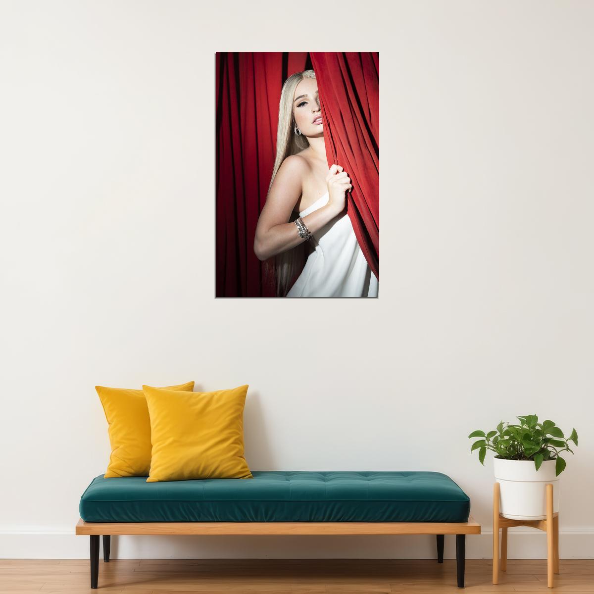 Kim Petras German Singer Model And Songwriter Poster Wall Art Print Home Wall Decor - xonomax