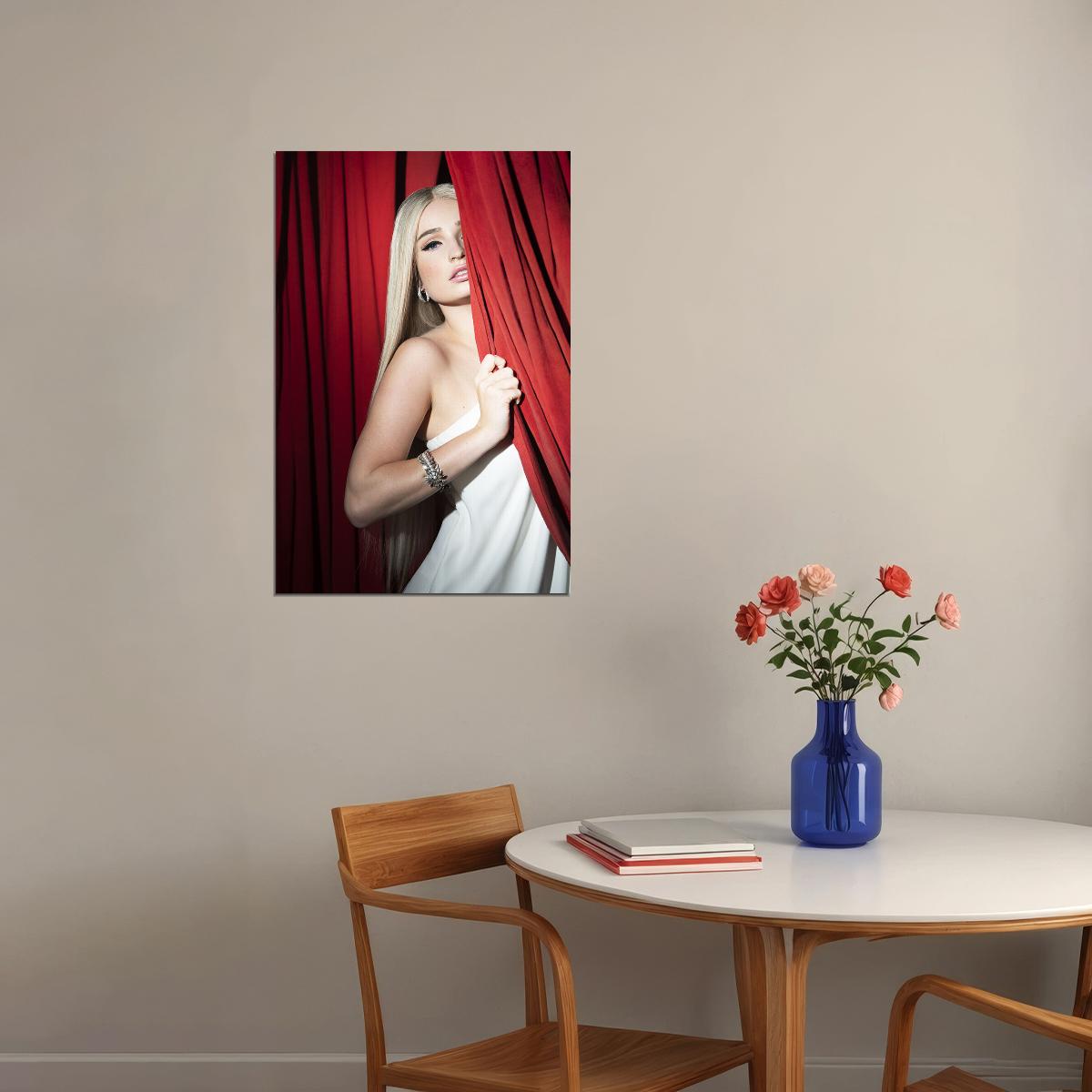 Kim Petras German Singer Model And Songwriter Poster Wall Art Print Home Wall Decor - xonomax