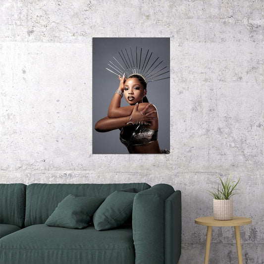 Chloe Bailey American Singer Songwriter And Actress Poster Wall Art Print Home Wall Decor - xonomax