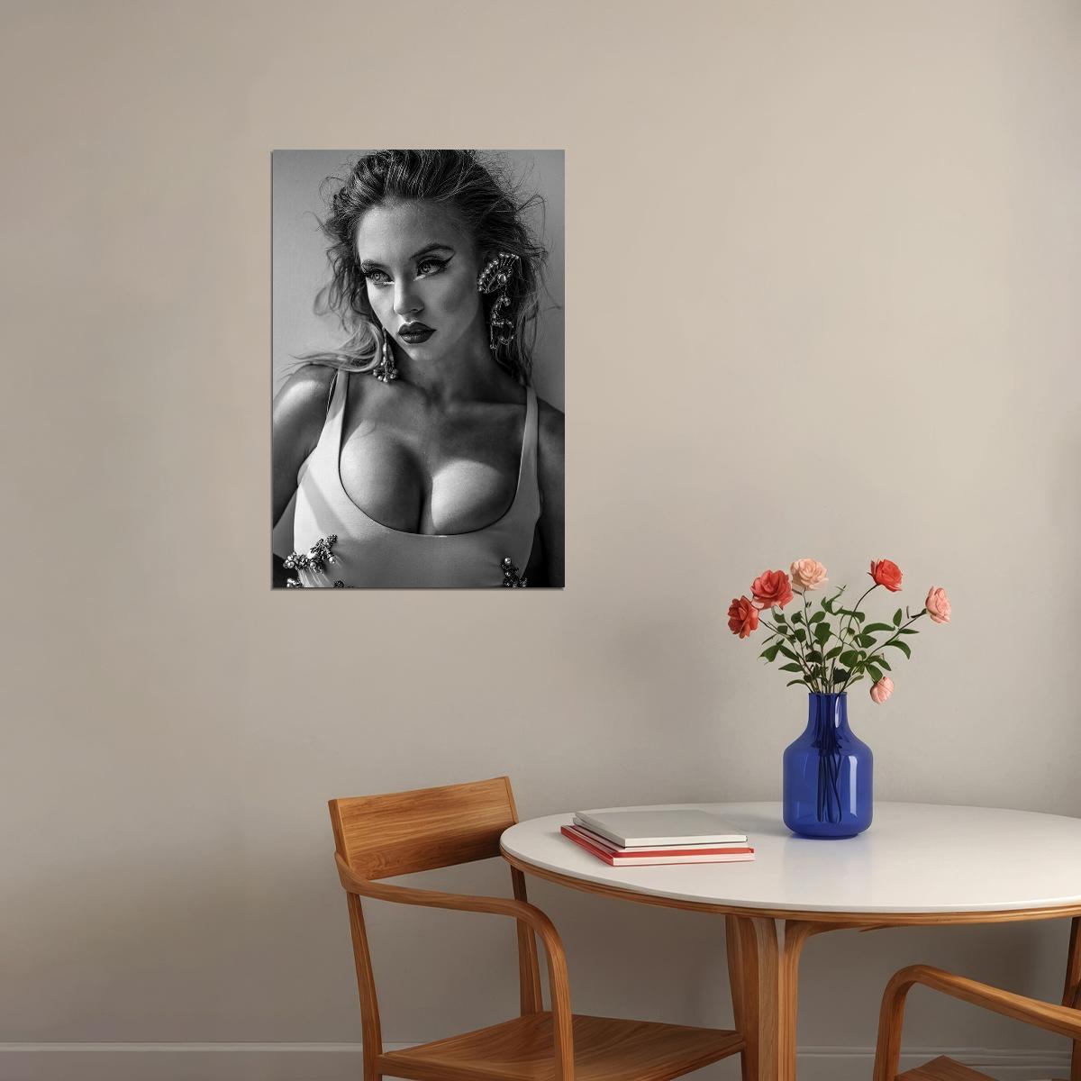 Sydney Sweeney American Fighter And Actress Poster Wall Art Print Home Wall Decor - xonomax