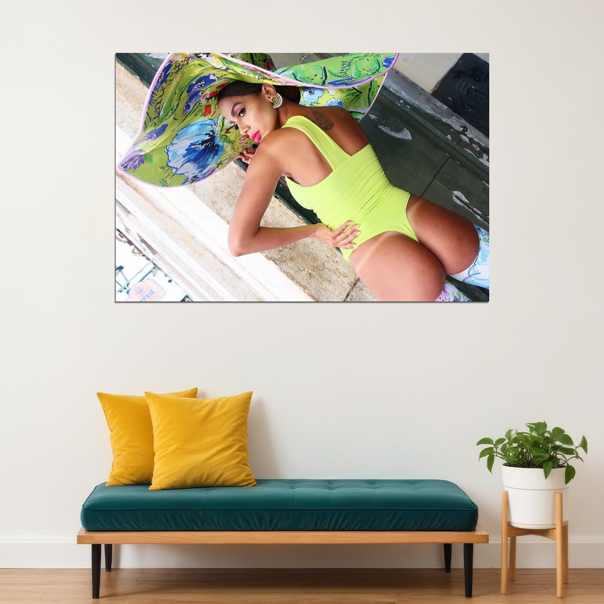 Anitta Brazilian Dancer Songwriter Actress And Singer Poster Wall Art Print Home Wall Decor - xonomax