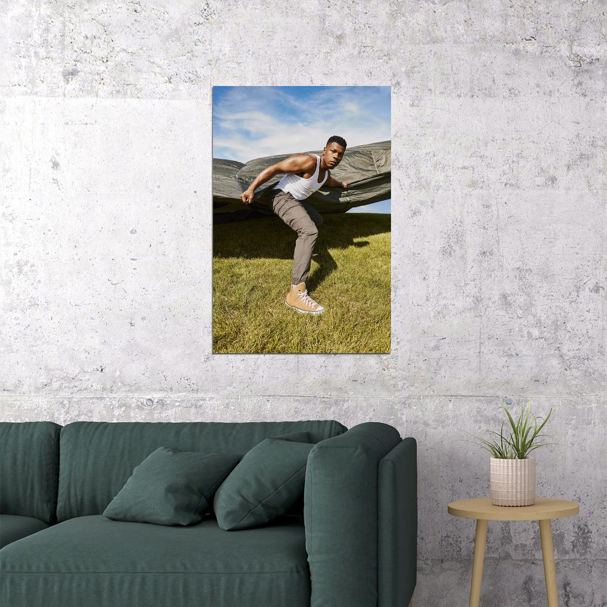 John Boyega British Actor And Producer Poster Wall Art Print Home Wall Decor