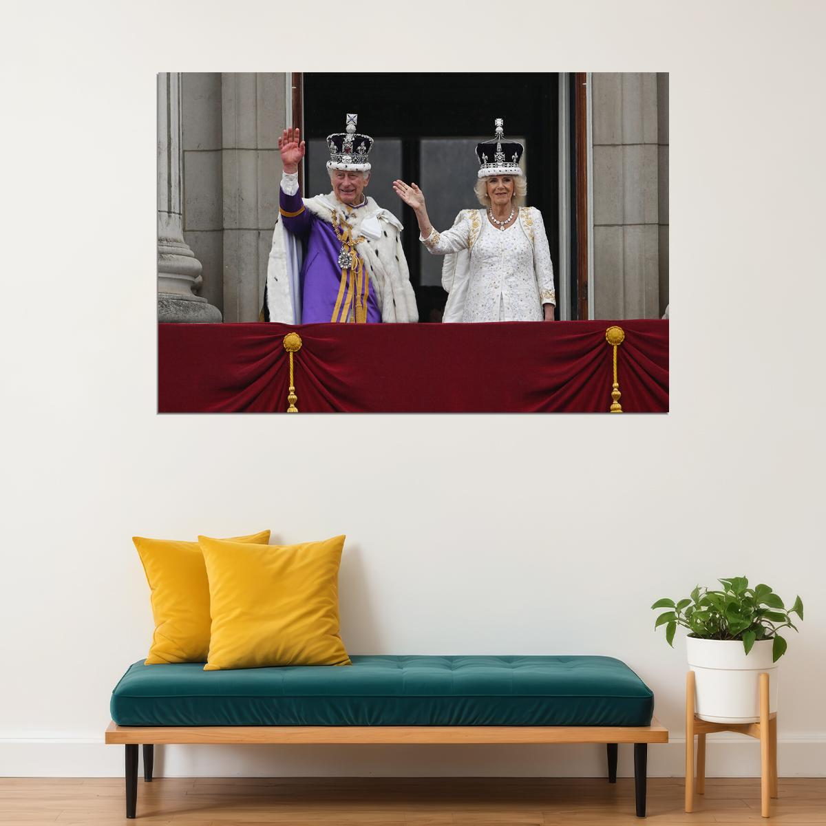 King Charles Iii Commonwealth Kingdom Leader Poster Wall Art Print Home Wall Decor - xonomax