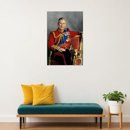 King Charles Iii Commonwealth Kingdom Poster Wall Art Print Home Wall Decor - xonomax