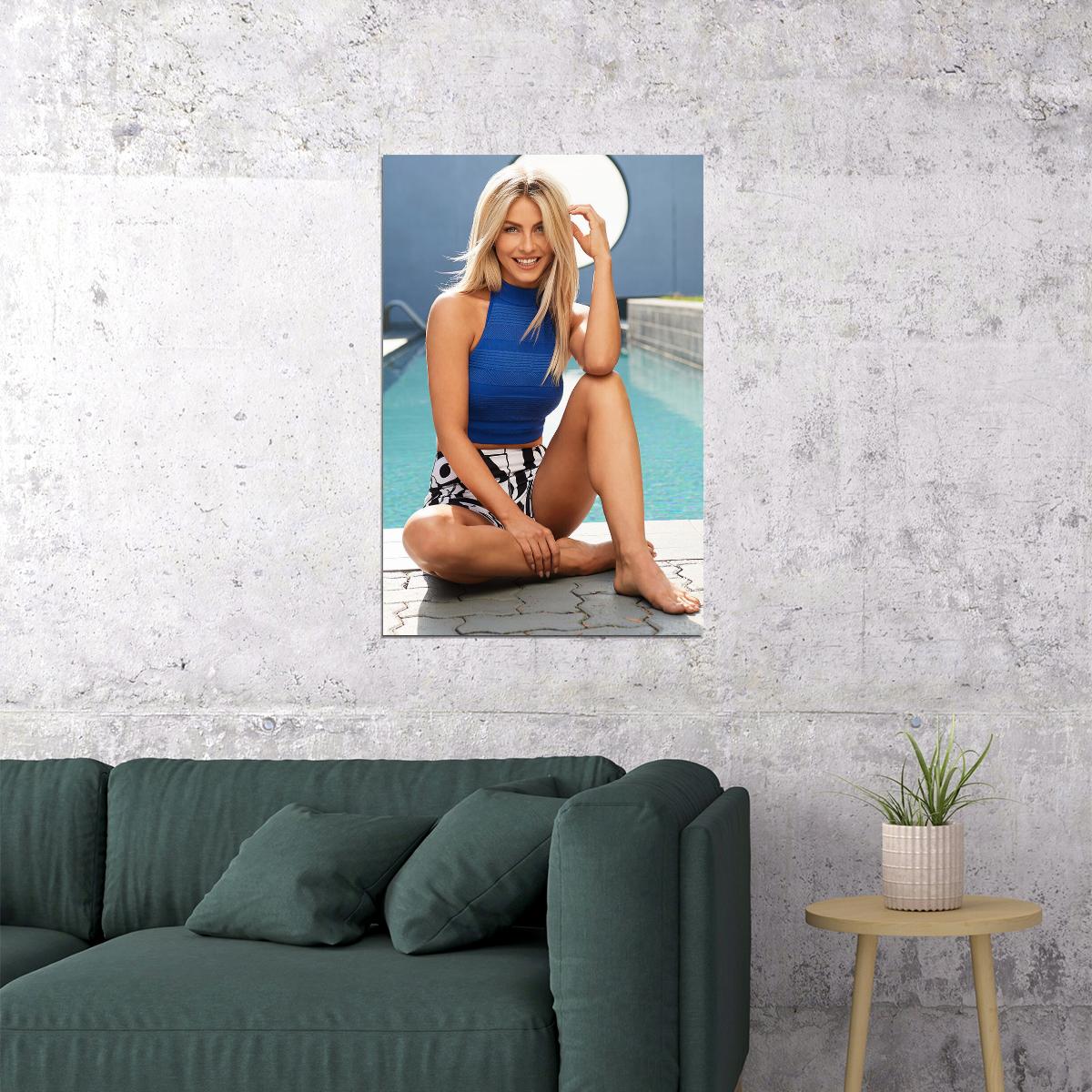 Julianne Hough American Singer Dancer And Artist Poster Wall Art Print Home Wall Decor - xonomax