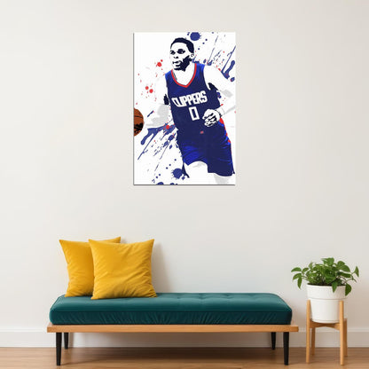 Russell Westbrook Clippers Basketball Player Poster Wall Art Print Home Wall Decor