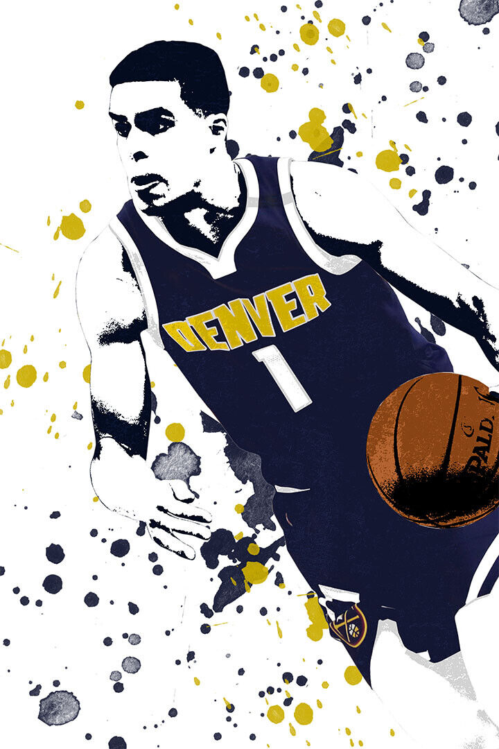 Michael Porter Jr 1 Denver Nuggets Basketball Player Poster Wall Art Print Home Wall Decor - xonomax