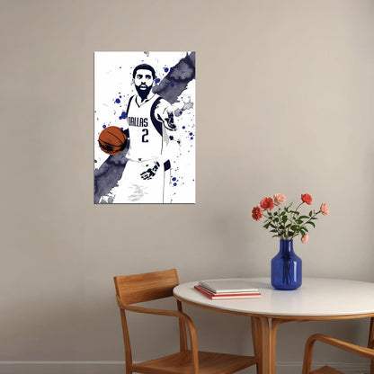 Kyrie Irving Dallas Mavericks Basketball Player Poster Wall Art Print Home Wall Decor - xonomax