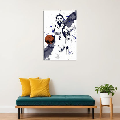 Kyrie Irving Dallas Mavericks Basketball Player Poster Wall Art Print Home Wall Decor - xonomax