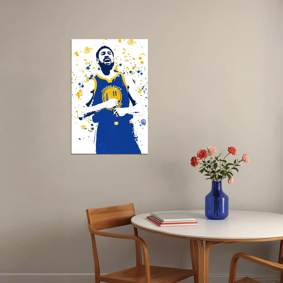 Klay Thompson Golden State Warriors Basketball Player Poster Wall Art Print Home Wall Decor - xonomax