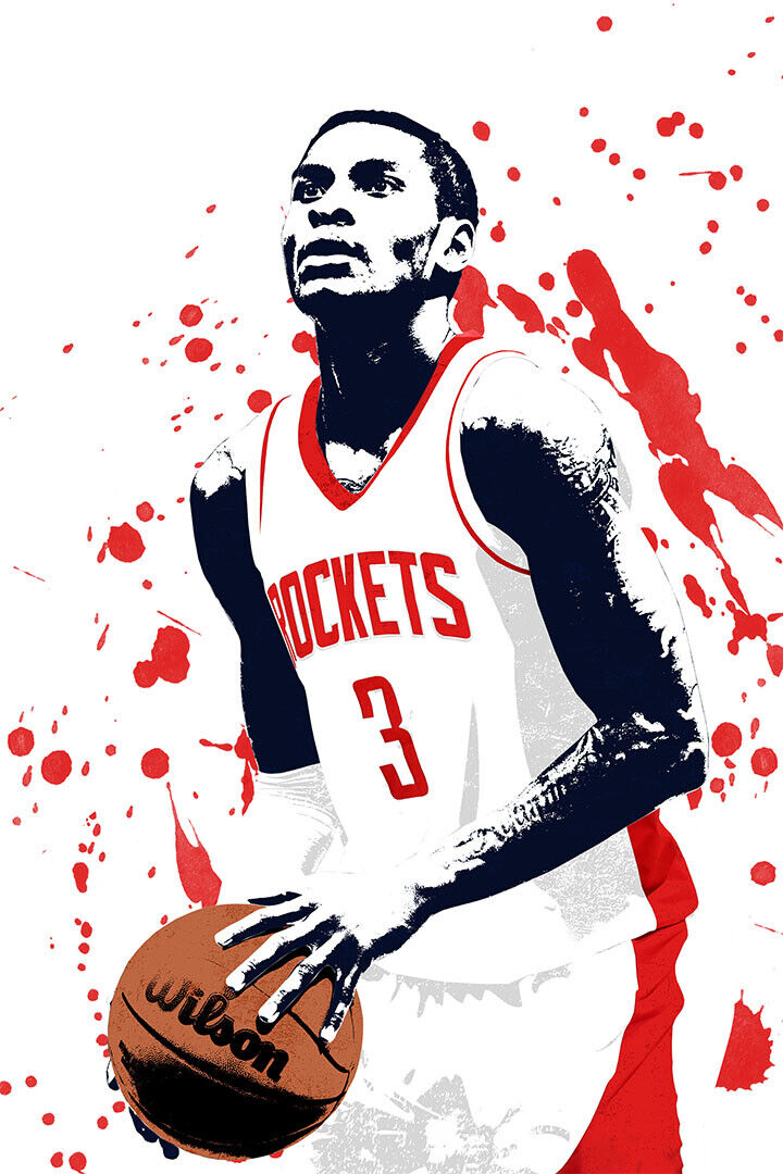 Kevin Porter Jr Basketball Houston Rockets Team Poster Wall Art Print Home Wall Decor - xonomax