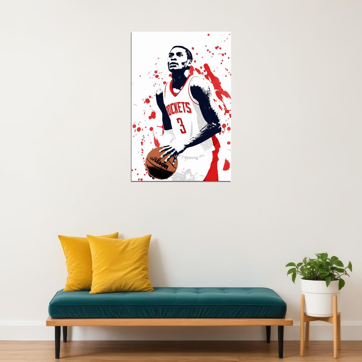 Kevin Porter Jr Basketball Houston Rockets Team Poster Wall Art Print Home Wall Decor - xonomax