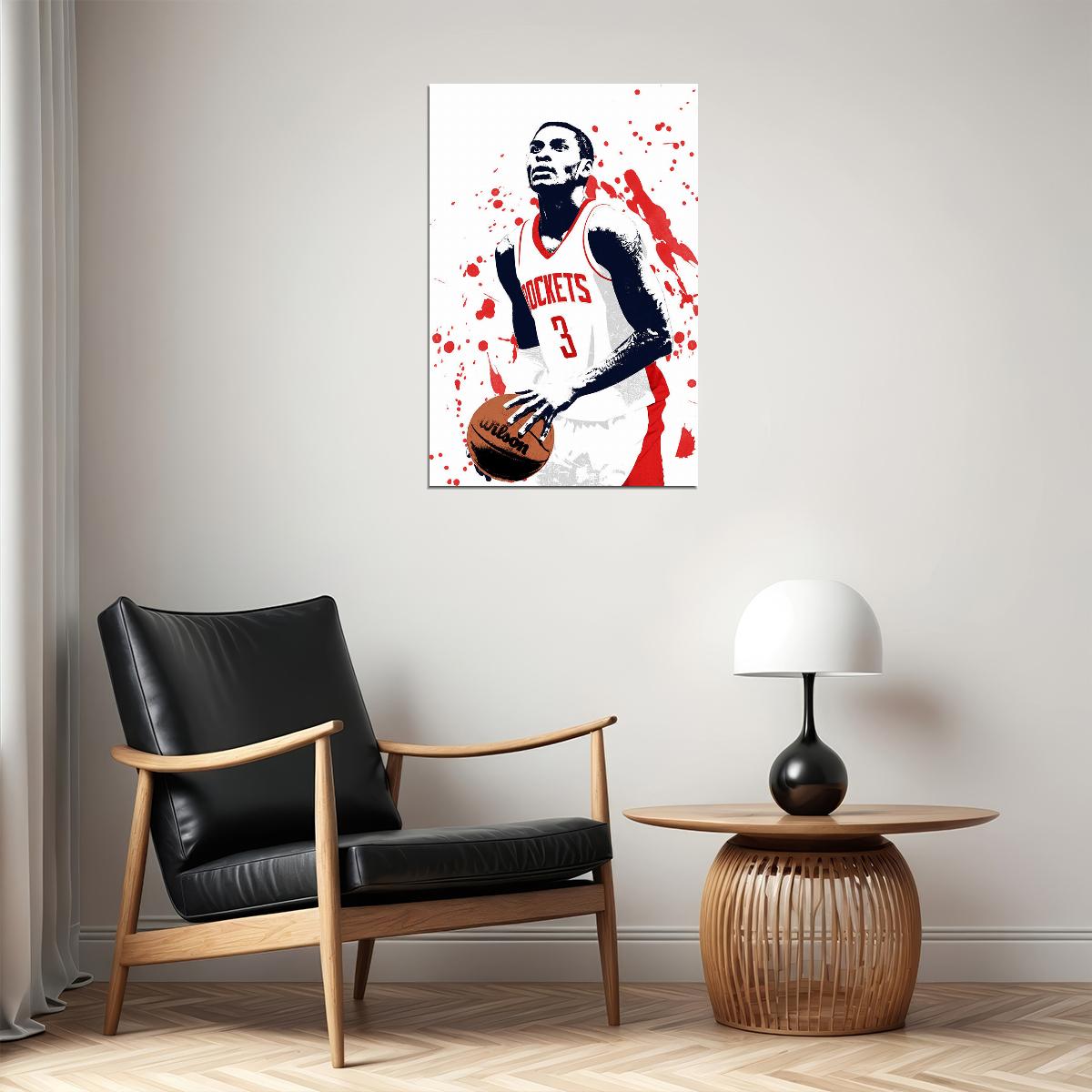 Kevin Porter Jr Basketball Houston Rockets Team Poster Wall Art Print Home Wall Decor - xonomax