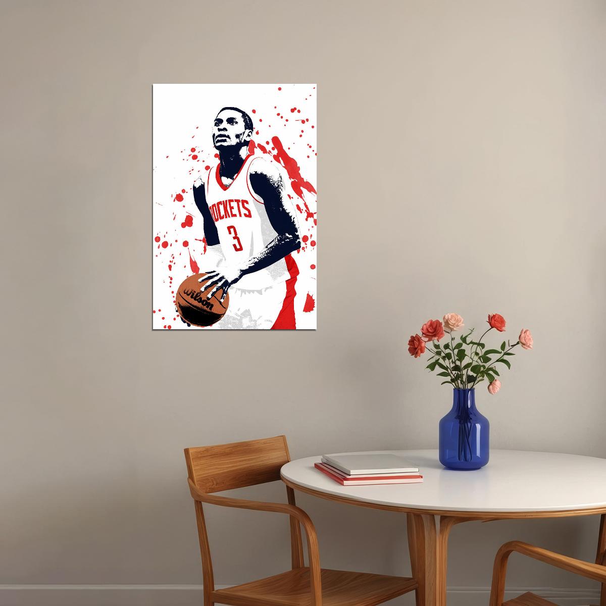 Kevin Porter Jr Basketball Houston Rockets Team Poster Wall Art Print Home Wall Decor - xonomax
