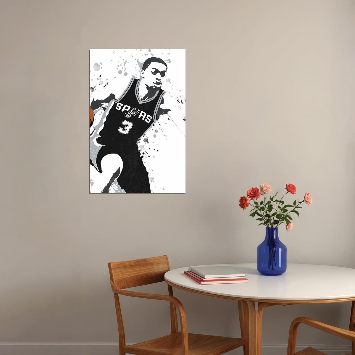 Keldon Johnson San Antonio Spurs Basketball Star Player Poster Wall Art Print Home Wall Decor - xonomax