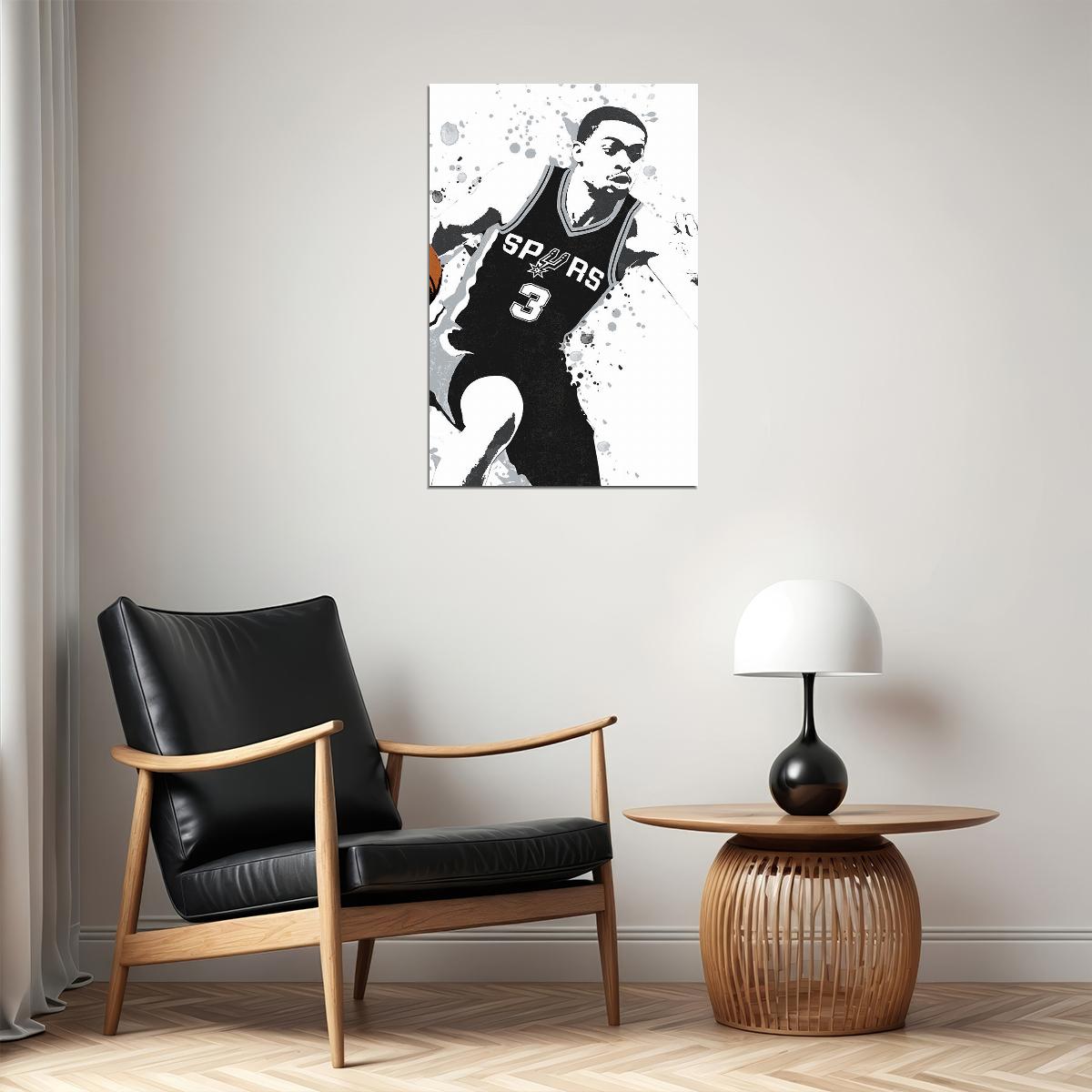 Keldon Johnson San Antonio Spurs Basketball Star Player Poster Wall Art Print Home Wall Decor - xonomax