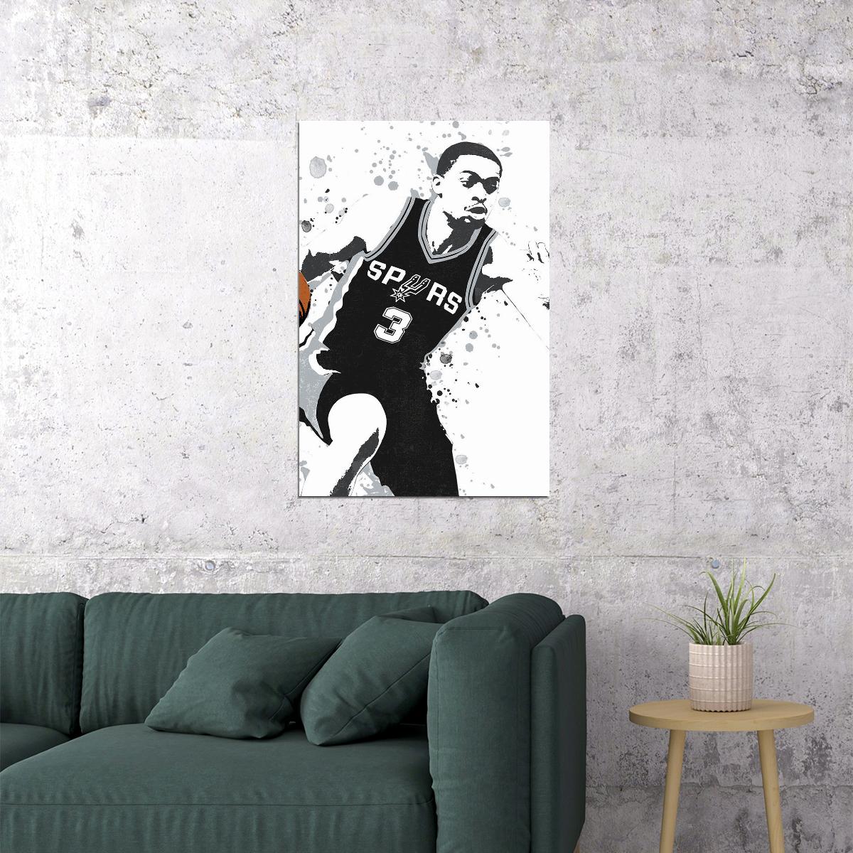 Keldon Johnson San Antonio Spurs Basketball Star Player Poster Wall Art Print Home Wall Decor - xonomax