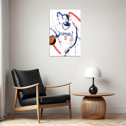 Kawhi Leonard La Clippers Basketball Star Player Poster Wall Art Print Home Wall Decor - xonomax