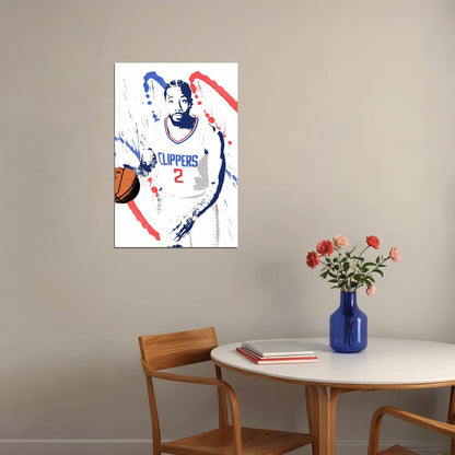 Kawhi Leonard La Clippers Basketball Star Player Poster Wall Art Print Home Wall Decor - xonomax