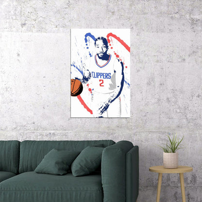 Kawhi Leonard La Clippers Basketball Star Player Poster Wall Art Print Home Wall Decor - xonomax