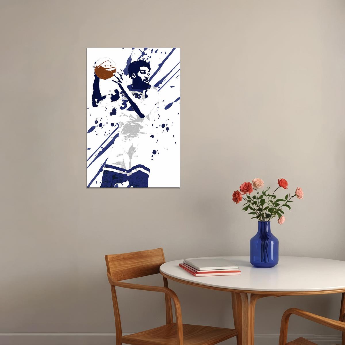 Karl Anthony Basketball Towns Minnesota Timber Wolves Poster Wall Art Print Home Wall Decor - xonomax