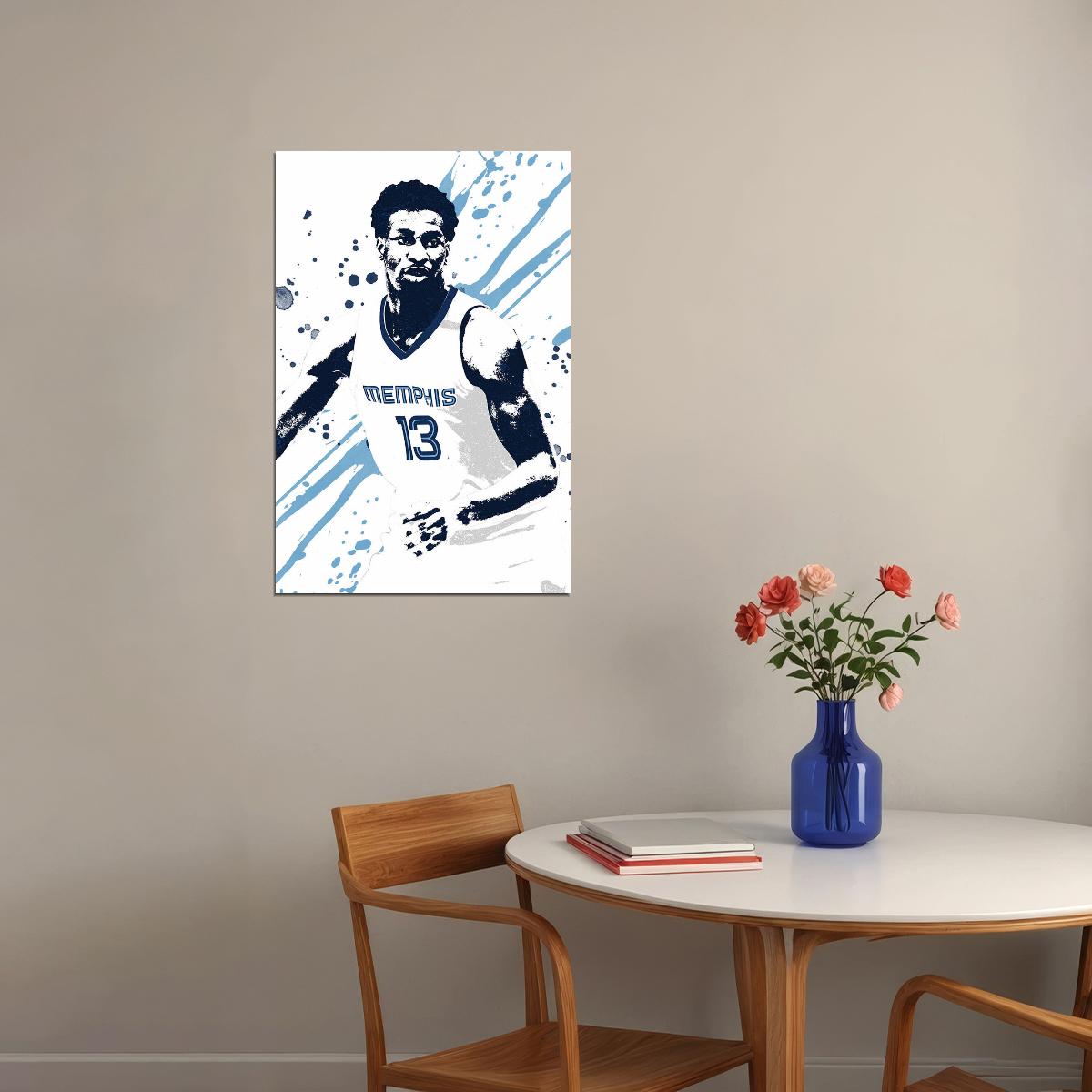 Jaren Jackson Jr Basketball Memphis Grizzlies Team Poster Wall Art Print Home Wall Decor - xonomax