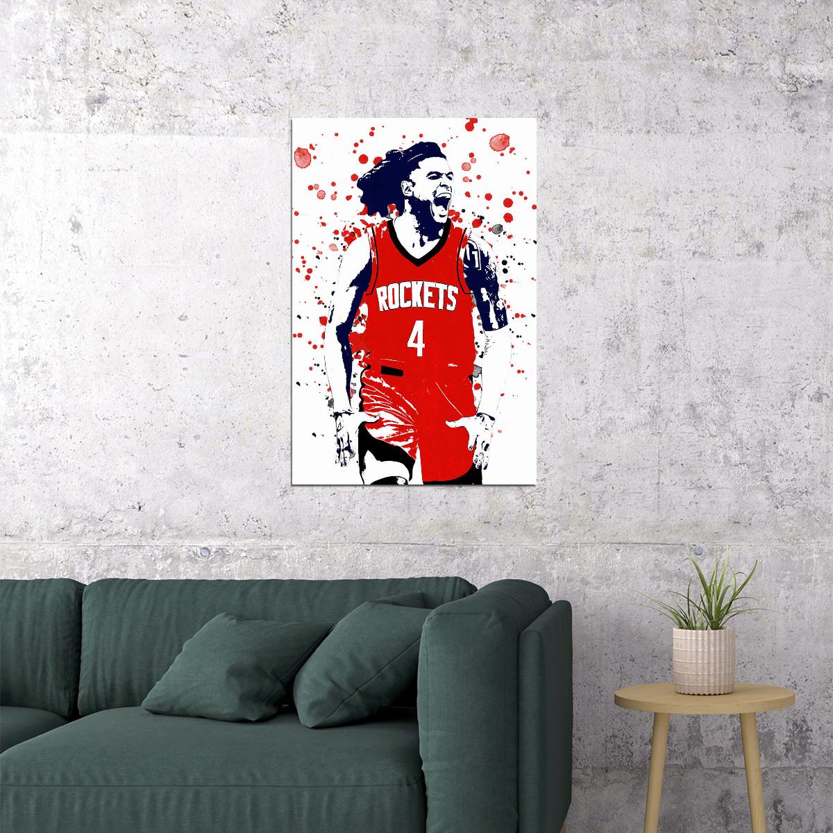 Jalen Green Houston Rockets Basketball Star Player Poster Wall Art Print Home Wall Decor - xonomax