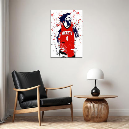 Jalen Green Houston Rockets Basketball Star Player Poster Wall Art Print Home Wall Decor - xonomax